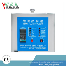 Fuente de la fábrica ventilador bobina tipo enfriador electrónico de calefacción del aceite moldeo controlador de temperatura china fabricación